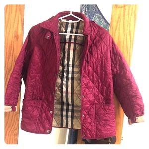 Pink Burberry Jacket